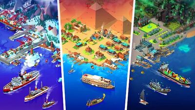 Скачать взломанную Sea Port: Manage Ship Tycoon [Много денег] MOD apk на Андроид
