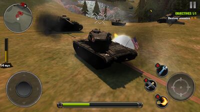 Скачать взломанную Танки BATTLE: МИРОВОЙ ВОЙНЫ 2 [Бесплатные покупки] MOD apk на Андроид
