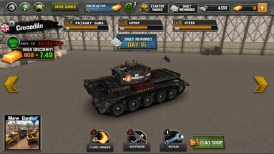 Скачать взломанную Танки BATTLE: МИРОВОЙ ВОЙНЫ 2 [Бесплатные покупки] MOD apk на Андроид