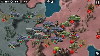 Скачать взломанную World Conqueror 4-WW2 Strategy [Мод меню] MOD apk на Андроид