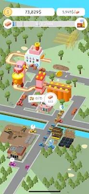 Скачать взломанную Factory Builder：Ленивый Магнат [Бесплатные покупки] MOD apk на Андроид
