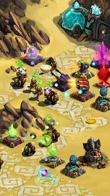 Скачать взломанную Ancient Planet Tower Defense Offline [Много денег] MOD apk на Андроид