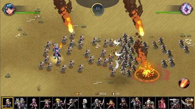 Скачать взломанную Miragine War [Бесплатные покупки] MOD apk на Андроид