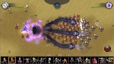 Скачать взломанную Miragine War [Бесплатные покупки] MOD apk на Андроид