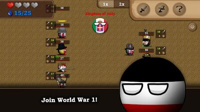 Скачать взломанную Countryball: Европа 1890 [Мод меню] MOD apk на Андроид