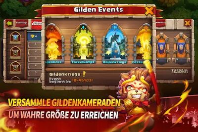 Скачать взломанную Castle Clash: Замок Короля DE [Мод меню] MOD apk на Андроид