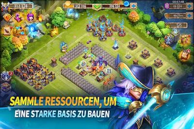 Скачать взломанную Castle Clash: Замок Короля DE [Мод меню] MOD apk на Андроид