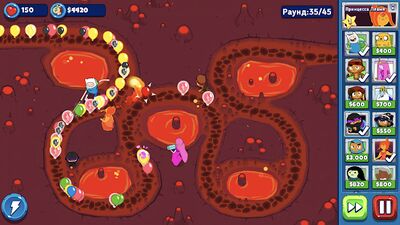 Скачать взломанную Bloons Adventure Time TD [Много денег] MOD apk на Андроид