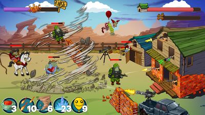 Скачать взломанную Zombie Ranch. Стрелялки на выживание [Бесплатные покупки] MOD apk на Андроид