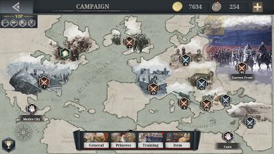 Скачать взломанную European War 6: 1914 - WW1 SLG [Много денег] MOD apk на Андроид