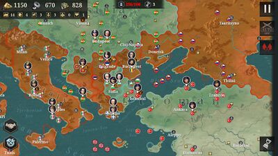 Скачать взломанную European War 6: 1914 - WW1 SLG [Много денег] MOD apk на Андроид