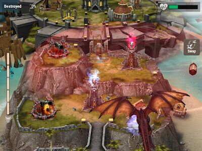 Скачать взломанную War Dragons [Много денег] MOD apk на Андроид
