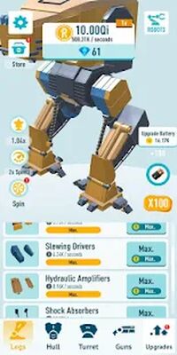 Скачать взломанную Idle Robots [Много монет] MOD apk на Андроид