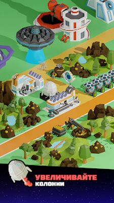 Скачать взломанную Space Colony: Космос Кликер [Много монет] MOD apk на Андроид