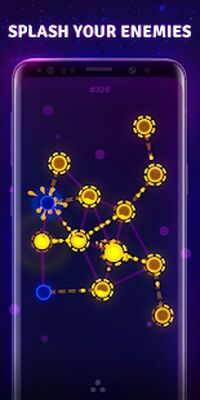 Скачать взломанную Splash Wars - glow space strategy game [Много денег] MOD apk на Андроид
