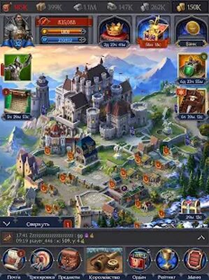 Скачать взломанную Throne: Kingdom at War [Бесплатные покупки] MOD apk на Андроид