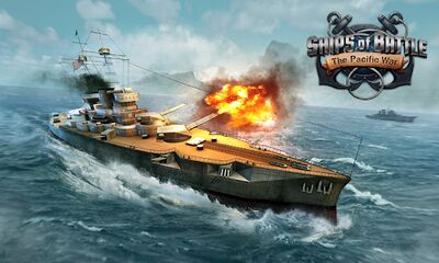 Скачать взломанную корабли битвы: Тихий океан [Много монет] MOD apk на Андроид