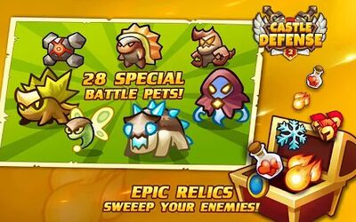 Скачать взломанную Castle Defense 2 [Много денег] MOD apk на Андроид