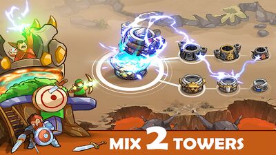 Скачать взломанную King of Defense: стратегия [Много денег] MOD apk на Андроид