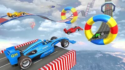 Скачать взломанную Formula Car Stunt Car Simulator - New Car Games 3D [Много монет] MOD apk на Андроид
