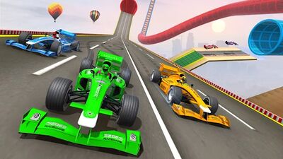 Скачать взломанную Formula Car Stunt Car Simulator - New Car Games 3D [Много монет] MOD apk на Андроид