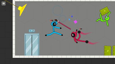 Скачать взломанную Stickman Fighting: Stick Fight [Бесплатные покупки] MOD apk на Андроид