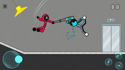 Скачать взломанную Stickman Fighting: Stick Fight [Бесплатные покупки] MOD apk на Андроид