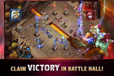 Скачать взломанную Clash of Lords: Guild Castle [Бесплатные покупки] MOD apk на Андроид