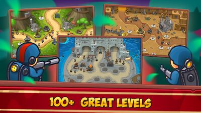 Скачать взломанную Steampunk Defense: Tower Defense [Мод меню] MOD apk на Андроид