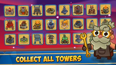 Скачать взломанную Steampunk Defense: Tower Defense [Мод меню] MOD apk на Андроид