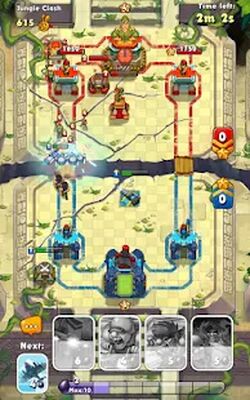 Скачать взломанную Jungle Clash [Много монет] MOD apk на Андроид