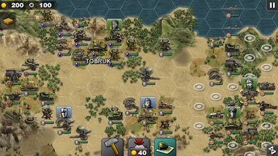 Скачать взломанную Glory of Generals -World War 2 [Бесплатные покупки] MOD apk на Андроид