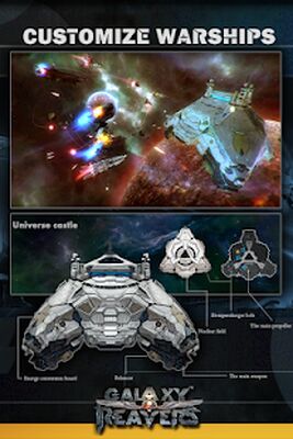 Скачать взломанную Galaxy Reavers-Space RTS [Много денег] MOD apk на Андроид