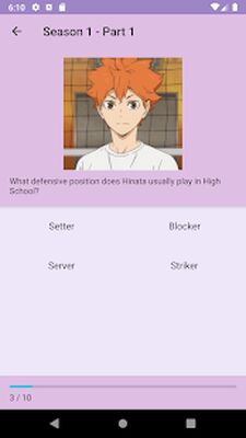 Скачать взломанную Haikyuu Trivia [Мод меню] MOD apk на Андроид