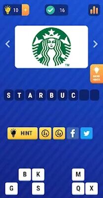 Скачать взломанную Logo Game: Guess Brand Quiz [Бесплатные покупки] MOD apk на Андроид