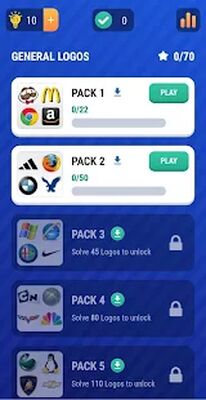 Скачать взломанную Logo Game: Guess Brand Quiz [Бесплатные покупки] MOD apk на Андроид