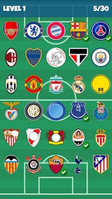 Скачать взломанную Football Clubs Logo Quiz [Бесплатные покупки] MOD apk на Андроид