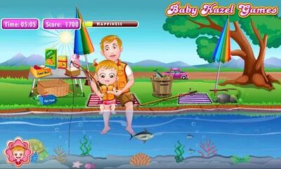 Скачать взломанную Baby Hazel Fishing Time [Бесплатные покупки] MOD apk на Андроид