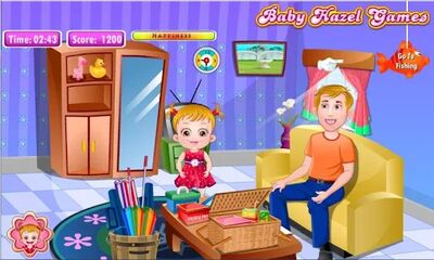 Скачать взломанную Baby Hazel Fishing Time [Бесплатные покупки] MOD apk на Андроид