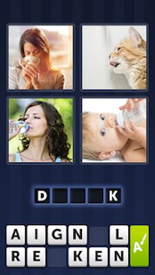 Скачать взломанную 4 Pics 1 Word [Мод меню] MOD apk на Андроид