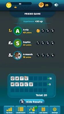 Скачать взломанную Puzzly Words: multiplayer word games [Много монет] MOD apk на Андроид