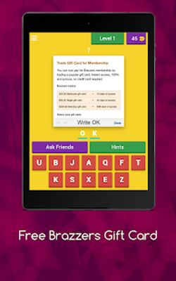 Скачать взломанную Brazzers Gift Card Generator [Бесплатные покупки] MOD apk на Андроид