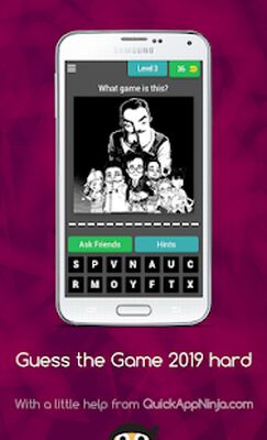 Скачать взломанную Guess the Game 2019 hard [Много монет] MOD apk на Андроид
