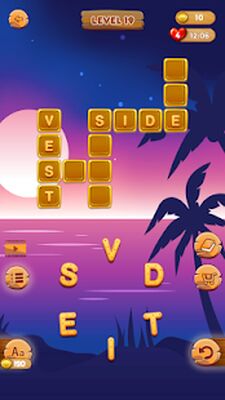 Скачать взломанную Tropical Word Paradise [Много денег] MOD apk на Андроид