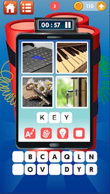 Скачать взломанную Word Bomb : 4 pics 1 word [Много монет] MOD apk на Андроид