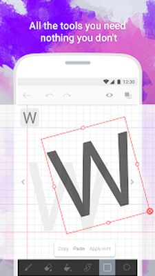 Скачать Fonty - Draw and Make Fonts [Полная версия] RU apk на Андроид