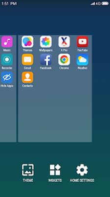 Скачать X Launcher: с темой OS13 [Полная версия] RUS apk на Андроид