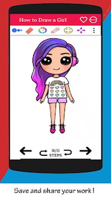 Скачать How to Draw Girl Step by Step [Unlocked] RUS apk на Андроид