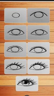 Скачать как рисовать глаза шаг за шагом [Полная версия] RU apk на Андроид