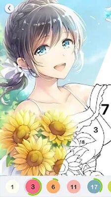 Скачать Anime Paint - Color By Number [Без рекламы] RU apk на Андроид